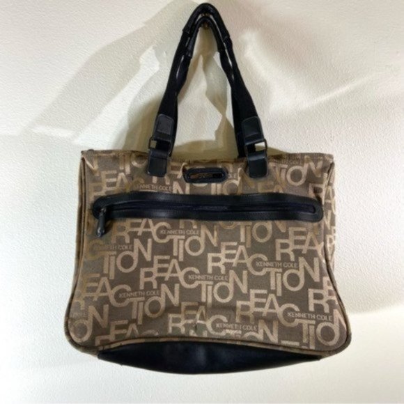 Vintage Kenneth Cole Reaction Canvas/Tapestry Brief Case.